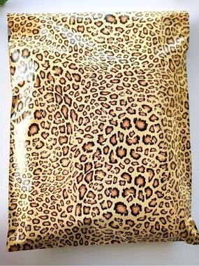 Leopard Print Poly Mailers 14x17 Shipping Bags 20 Count